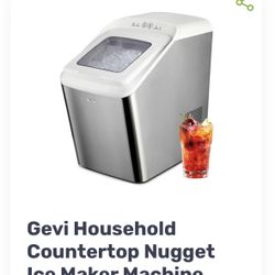 Gevi Household Countertop Nugget Ice Maker Machine
