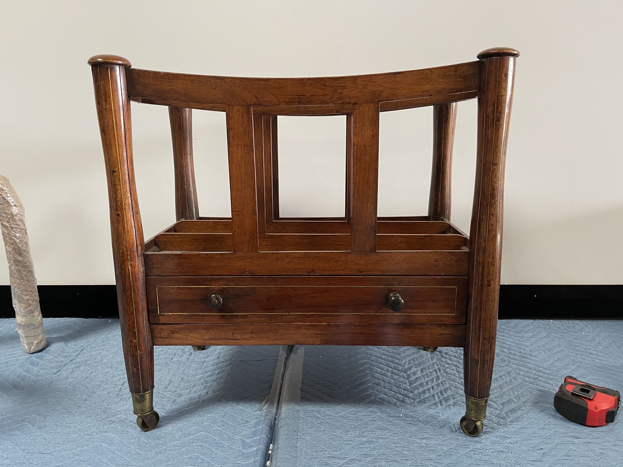 Mahogany Canterbury/ Magazine Rack