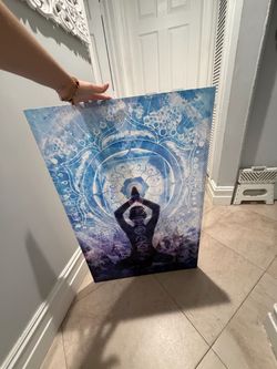 Purple/Blue Meditation Frame