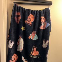 bad bunny blanket 