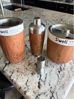 S’well ice bucket, wine chiller, shaker