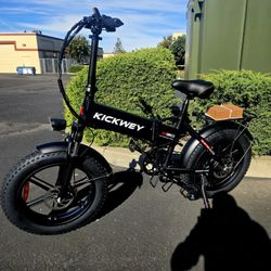 Brand New KickWey Electric Bike, Foldable Electric Bikes, 750 Watts Electric Bikes, 30Mph Electric Bikes, Electric Bikes, Mini Bikes, Electric Scooter