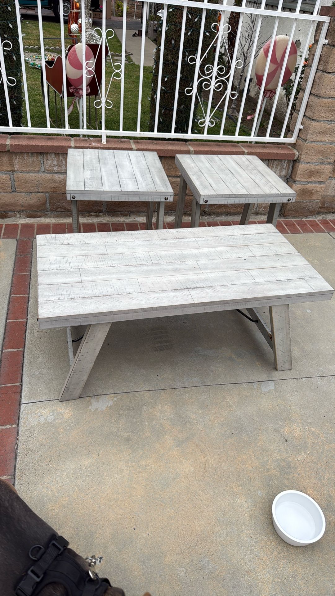 Coffee Table And 2 End Tables 