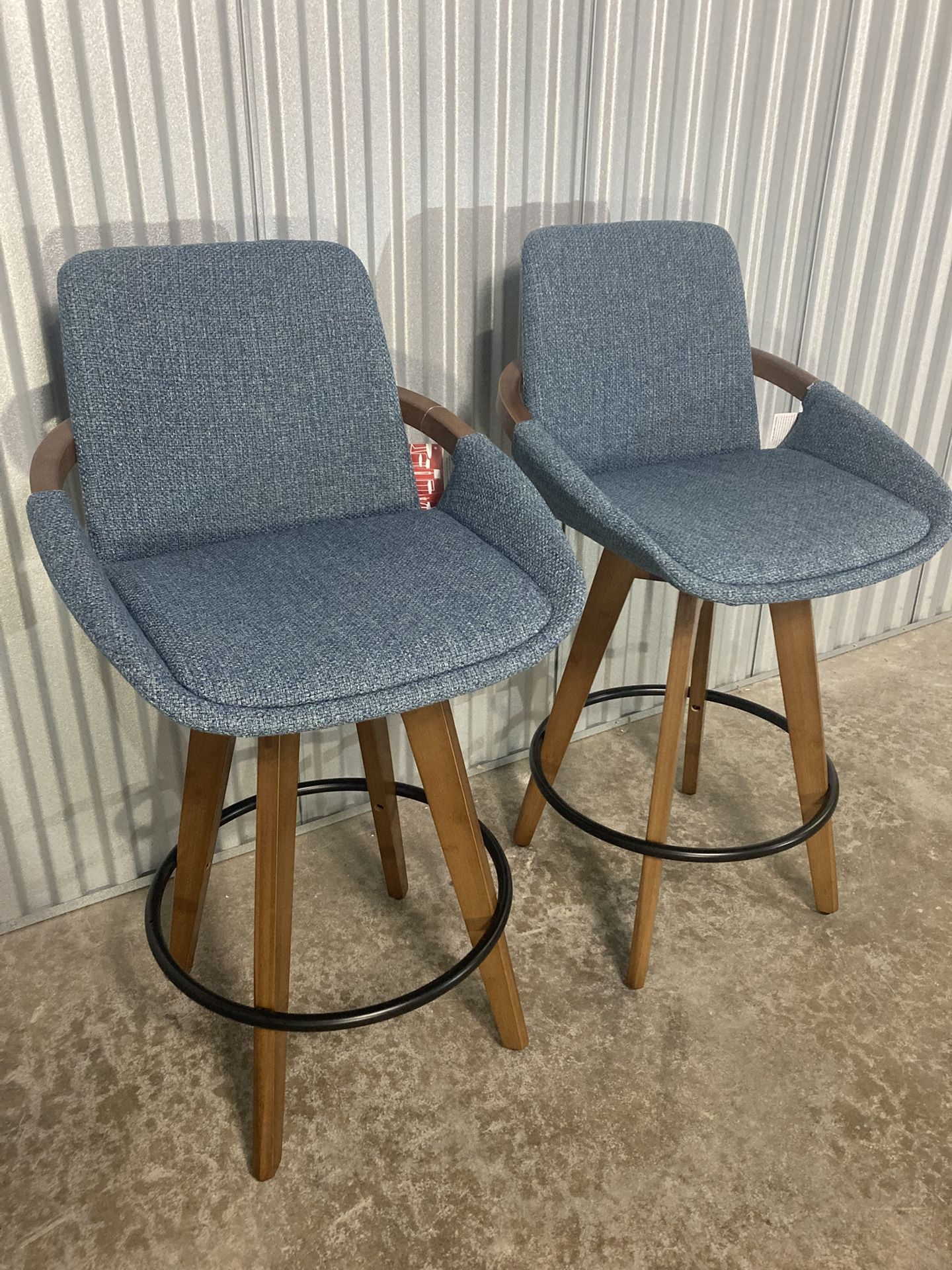 Cosmo 26” Counter Stools – Set of 2 ✨