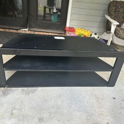 TV Stand 47” X 19-1/2 (Entire stand 54” long) 