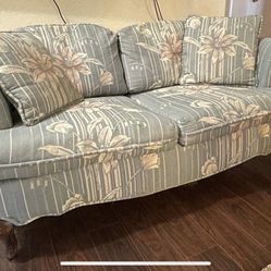 Vintage Couch Set (2 Couches and 1 Wingback Chair)