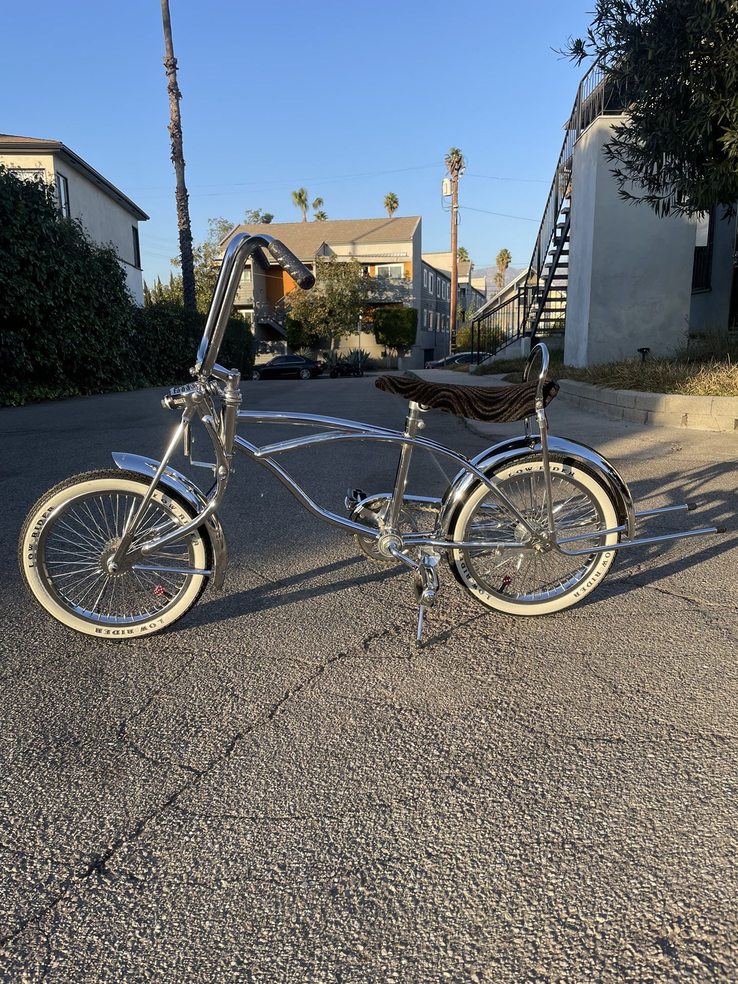 Chrome Lowrider Bike 