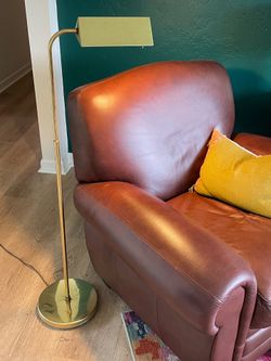 Vintage Brass Floor Lamp