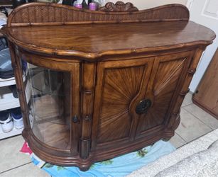 Schnadig "Portofino" Coastal Wood Buffet / Credenza Cabinet
