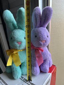 Valentines Easter Plush Bunnies
