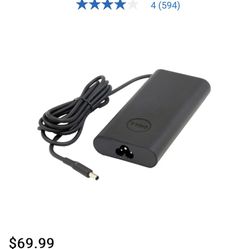Dell 4.5 mm barrel 130 W AC Adapter with 1 meter Power Cord