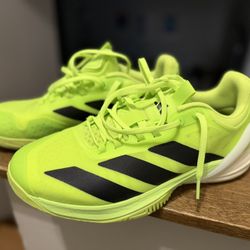 Adidas Adizero Cybersonic 2 Lucid Lemon Black Tennis Shoes