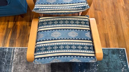Free ikea poang chair and footstool