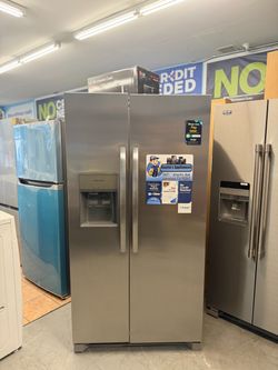 Frigidaire 26 Cu Ft Standard Depth Side by Side Refrigerator 