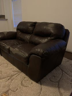 Two Love Sofas Really Wornout