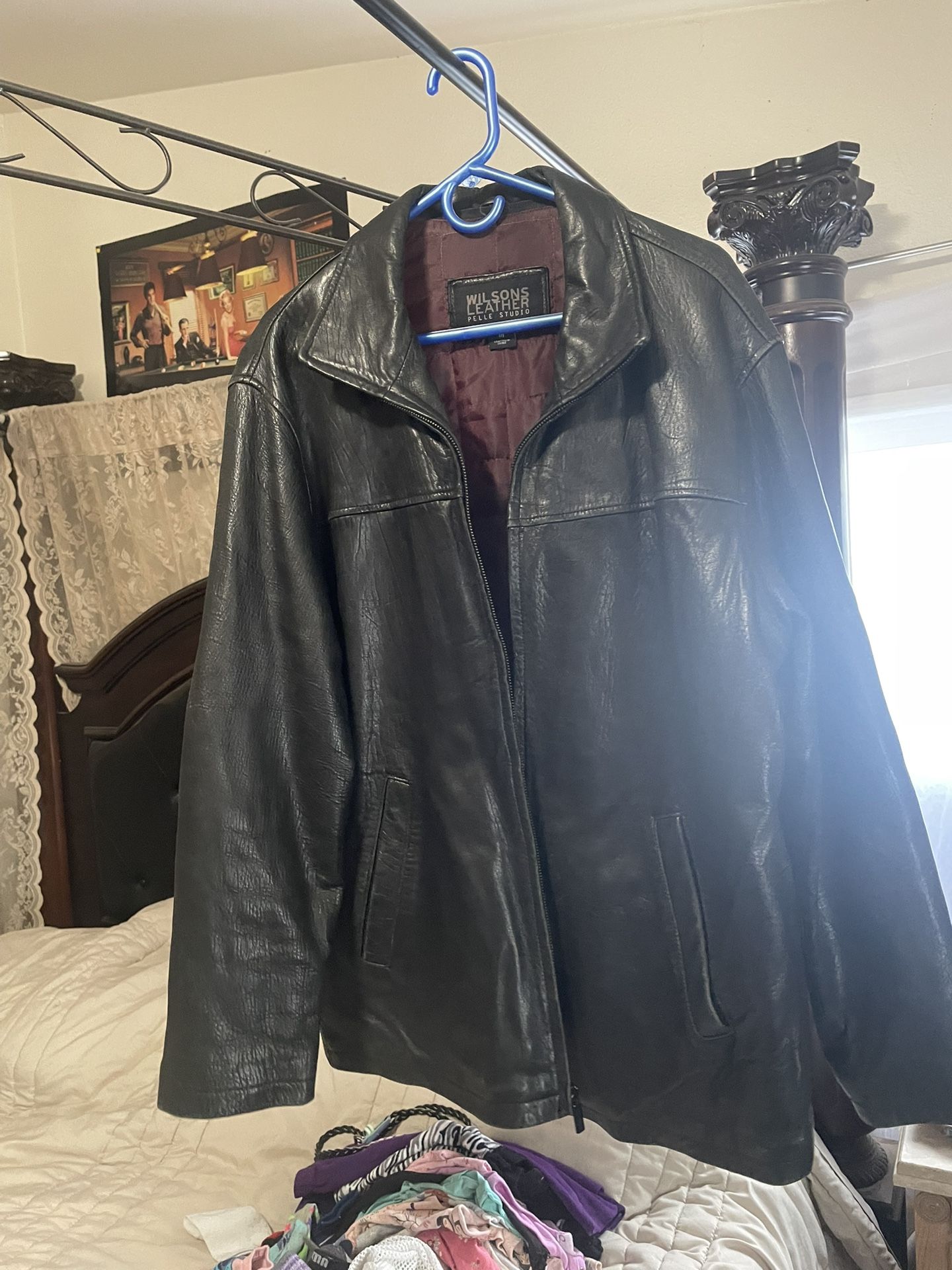 Wilsons, leather men’s medium leather jacket
