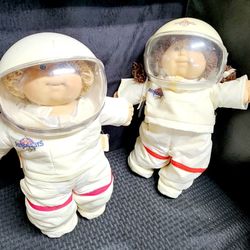 Vintage 1986 Cabbage Patch Kids Astronaut Pair