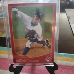 Trevor Bauer 2013 Topps Update Target Exclusive Red Parallel Card