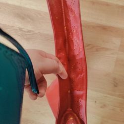 Clinique Red Shimering Tote Bag