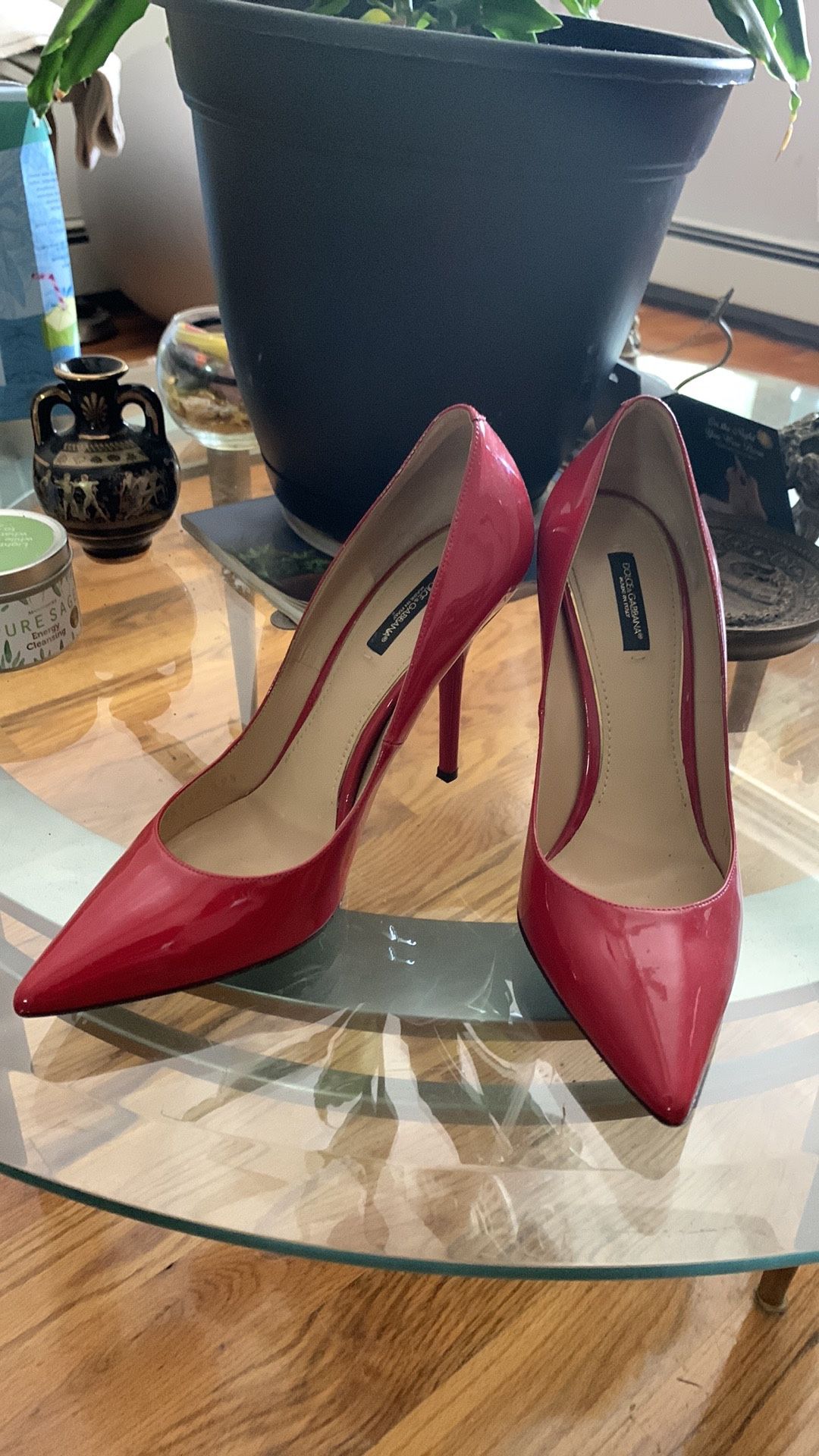 Dolce & Gabbana Red Patent Pumps EU39.5