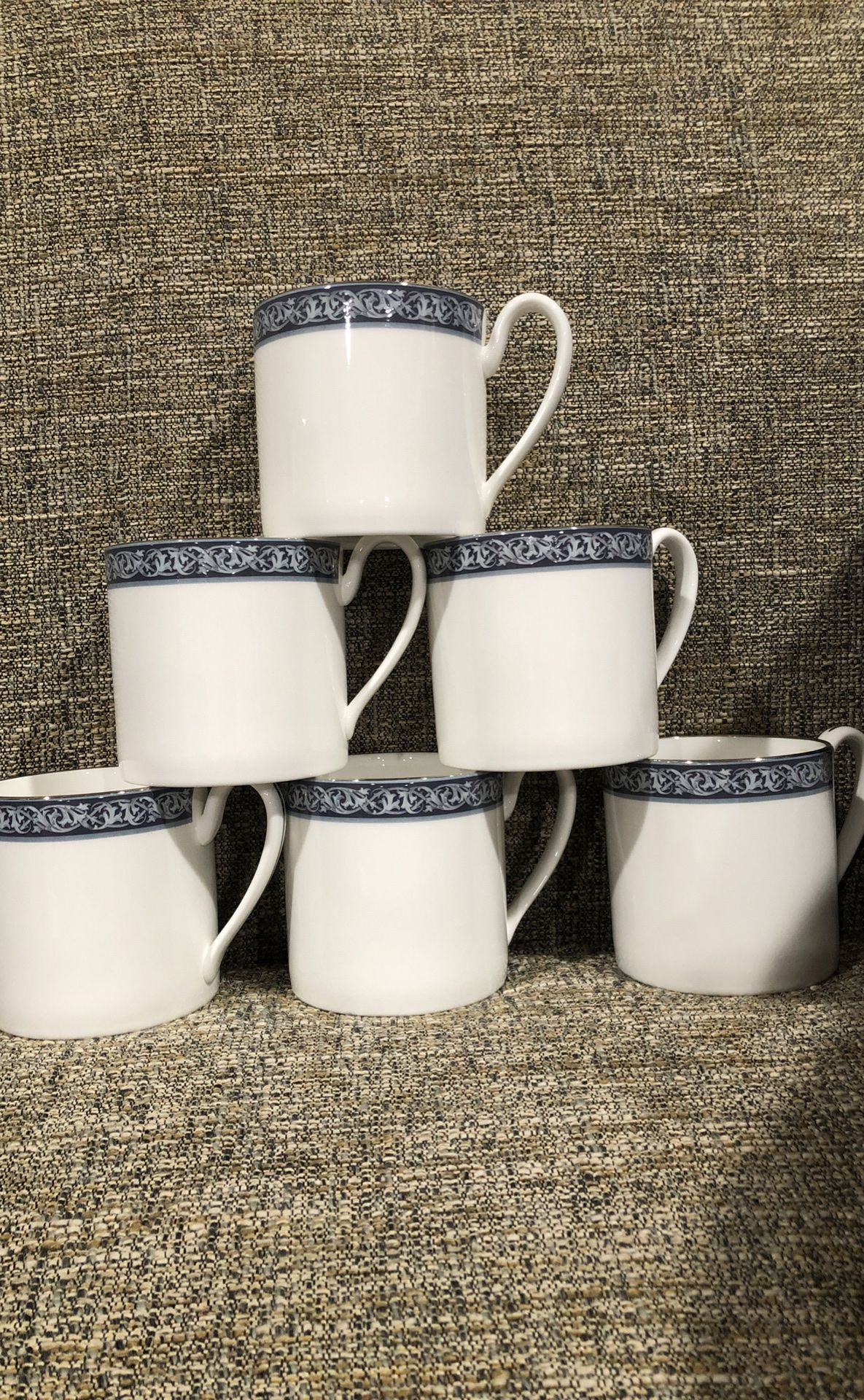 Set of 6 Waterford Tea or Coffee cups