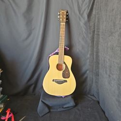 YAMAHA JR2 NT FG-Junior Acoustic Guitar Beige Wood From Japan Good condition