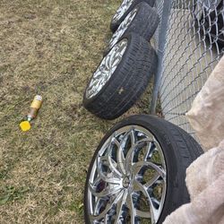 20 inch wheels (Full Set) w/spare rim
