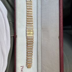 18k Piaget womens watch the diamonds are real, but none factory diamonds