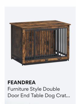 Furniture Style Double Door Dog Crate