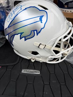 JIM KELLY AUTOGRAPHED BUFFALO BILLS FULL-SIZE LUNAR ECLIPSE HELMET – BECKETT WITNESSED