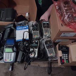 I Have 8 New Credit Card Readers And 4 Used Receipt Printers & 2 Barcode Scanners For Sale $200 For All OBO Thanks & GOD BLESS 