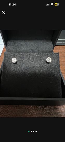 Real diamond earrings