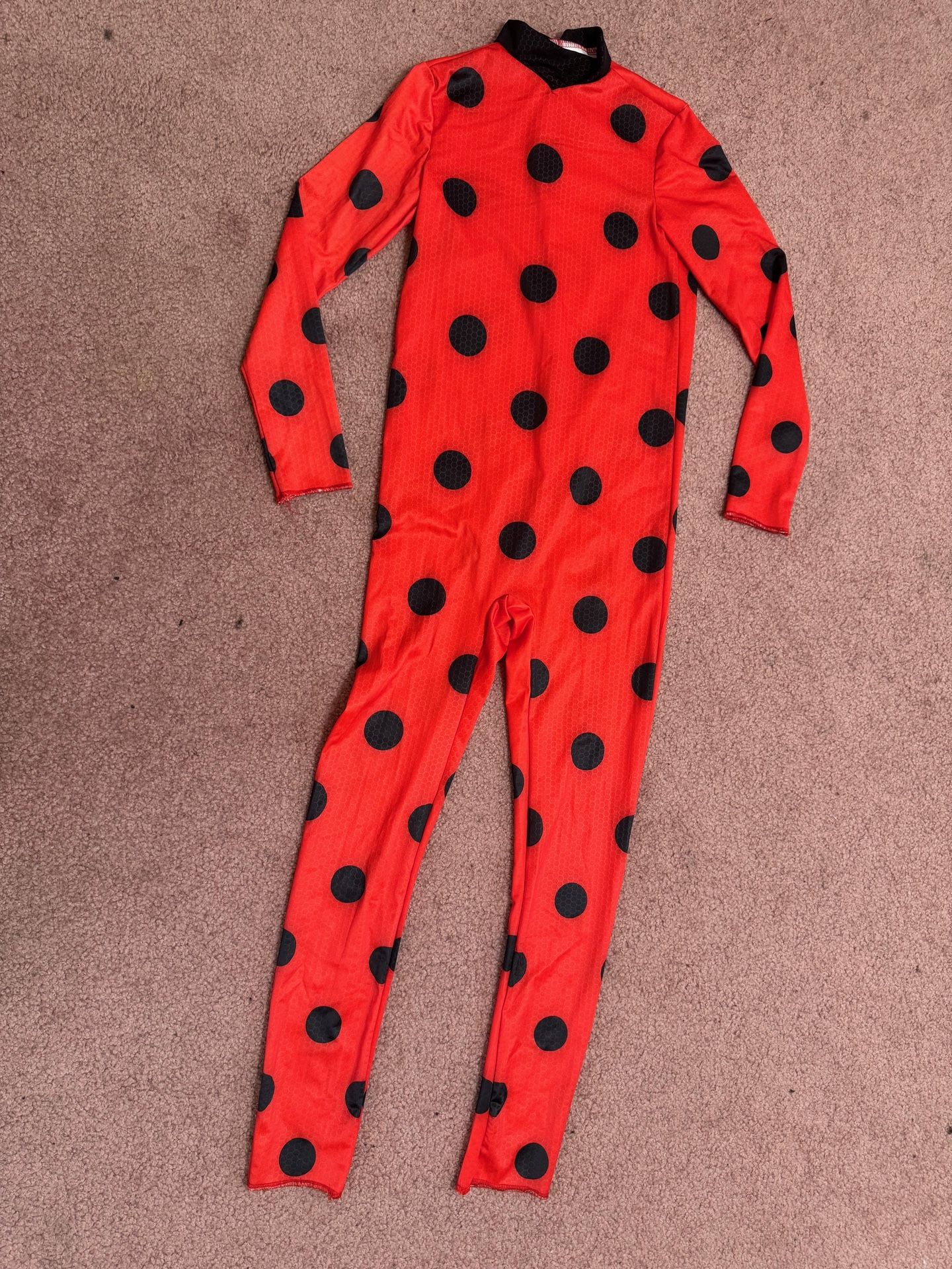New Large Kids Youth Ladybug Miraculous Bodysuit Costume
