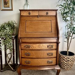 Antique Oak Secretary 