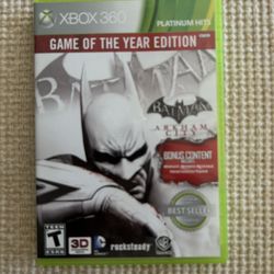 Batman Arkham City Game Of The Year Edition