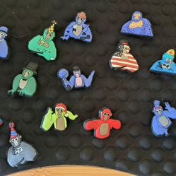 collection of decorative Crocs  shoe charms