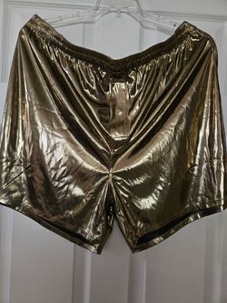 Mens xl gold lame' boxers, new gifty $5.00