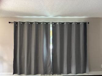 Curtains with bracket