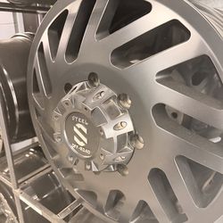 Steel Off-Road Matte Black Wheels 🛞 Heavy Duty Truck Rims