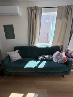 Stylish Two Seats Sofa Green Color Like New Condition