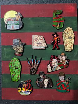 Nightmare on Elm Street Enamel Pin collection