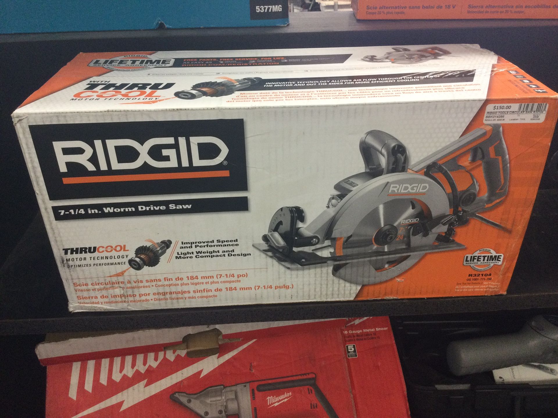 Ridgid Worm Drive Saw R32104
