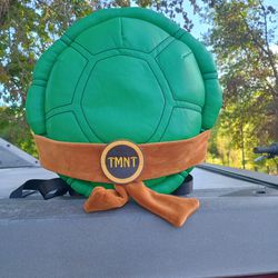 With tags - Teenage Mutant Ninja Turtles backpack and pizza coin purse