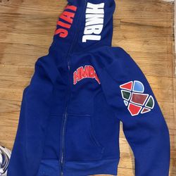 Hmbl Hooodie Full Zip Blue