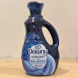 Downy Ultra Soft + Balance fabric softener 56 oz 