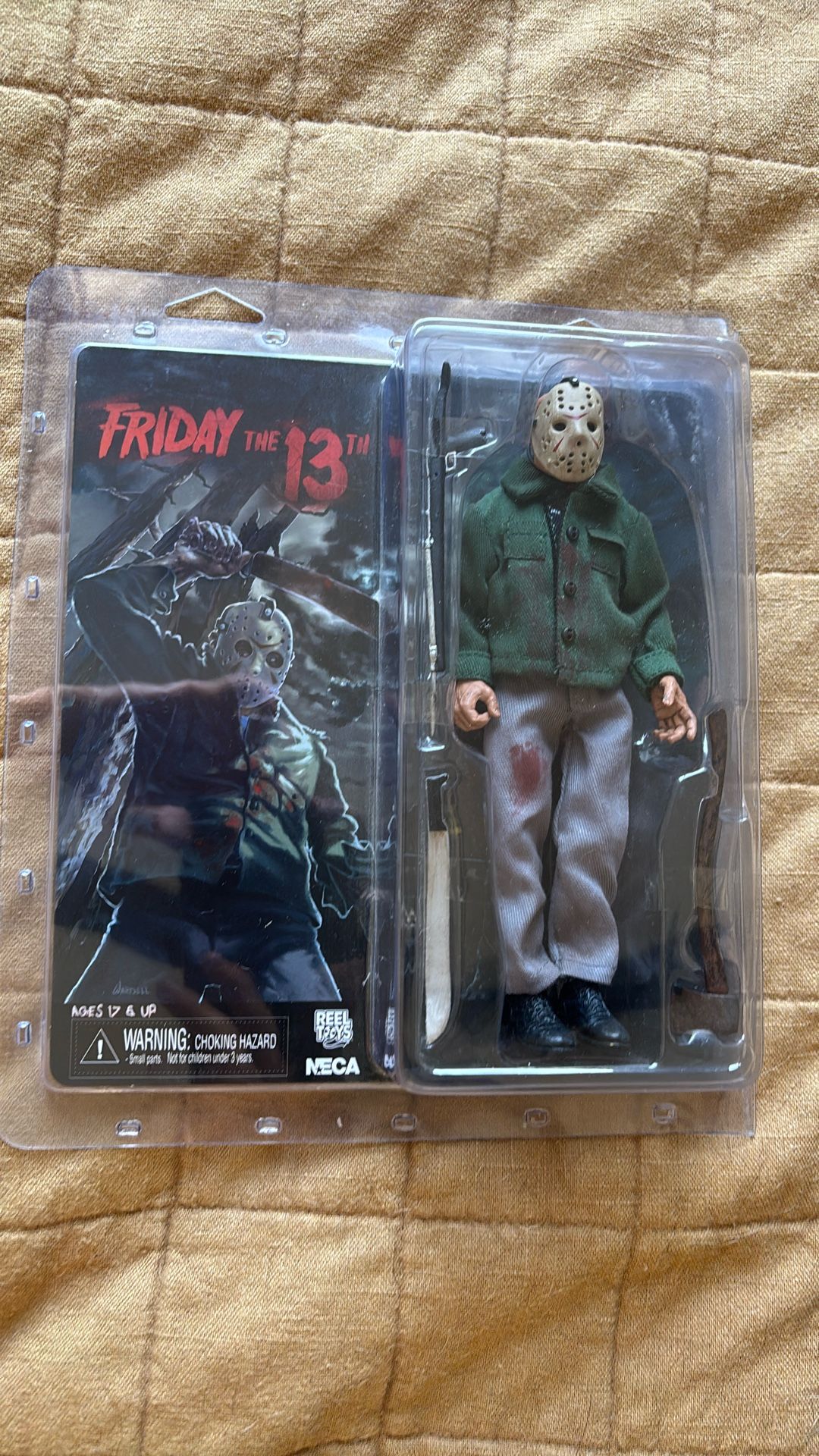 NECA Friday 13th Original JASON VOORHEES retro cloth cult horror action figure