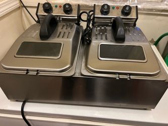 Double deep fryer