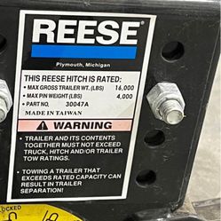 2022 Reese Reese Part # 30051