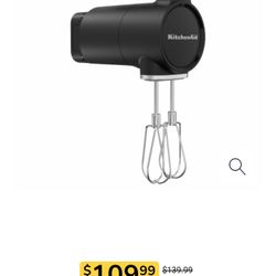 Kitchen Aid Cordless Hand Mixer
