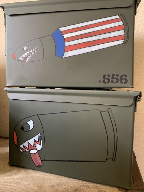 Hand Painted Ammo Cans for Sale in Citrus Heights, CA OfferUp